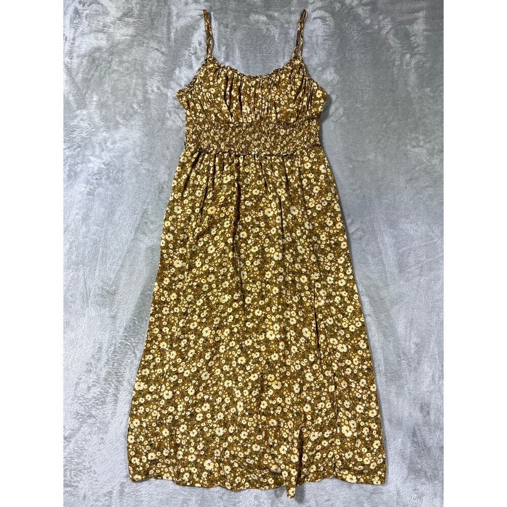 Old Navy Cottagecore Floral Cami Sundress Smocked Waist Prairie Midi Medium - Picture 3 of 7
